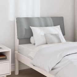 Tête de lit capitonnée Gris clair 75 cm Pin massif 580997580997