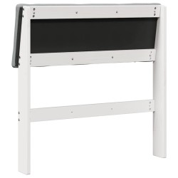 Tête de lit capitonnée Gris clair 75 cm Pin massif 580997580997