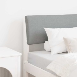 Tête de lit capitonnée Gris clair 80 cm Pin massif 580998580998