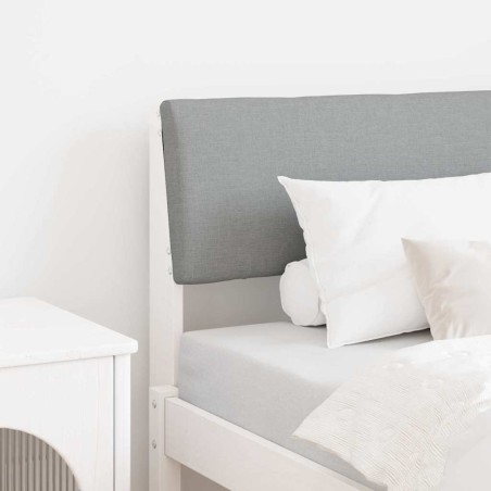 Tête de lit capitonnée Gris clair 80 cm Pin massif 580998580998