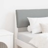 Tête de lit capitonnée Gris clair 80 cm Pin massif 580998580998