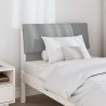 Tête de lit capitonnée Gris clair 80 cm Pin massif 580998580998