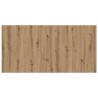 Tête de lit chêne artisanal 160x1,5x80 cm bois d'ingénierie 580999580999