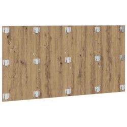Tête de lit chêne artisanal 160x1,5x80 cm bois d'ingénierie 580999580999
