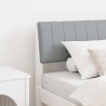 Tête de lit capitonnée Gris clair 75 cm Pin massif 581001581001