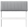 Tête de lit capitonnée Gris clair 75 cm Pin massif 581001581001