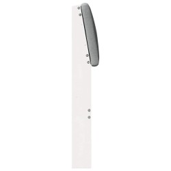 Tête de lit capitonnée Gris clair 75 cm Pin massif 581001581001