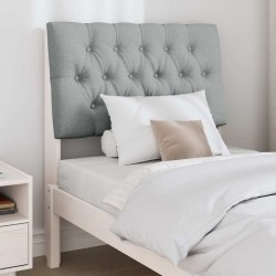 Tête de lit capitonnée Gris clair 75 cm Pin massif 581008581008