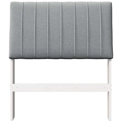 Tête de lit capitonnée Gris clair 75 cm Pin massif 581009581009
