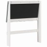 Tête de lit capitonnée Gris clair 75 cm Pin massif 581009581009