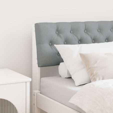 Tête de lit capitonnée Gris clair 75 cm Pin massif 581010581010