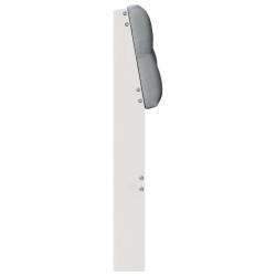 Tête de lit capitonnée Gris clair 75 cm Pin massif 581010581010