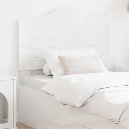 Tête de lit Blanc Brillant Bois d'ingénierie 581012581012