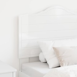Tête de lit Blanc Brillant Bois d'ingénierie 581012581012