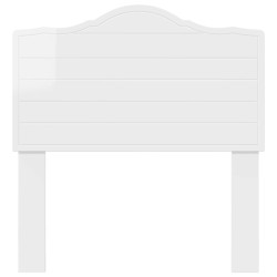 Tête de lit Blanc Brillant Bois d'ingénierie 581012581012