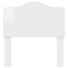 Tête de lit Blanc Brillant Bois d'ingénierie 581012581012