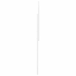 Tête de lit Blanc Brillant Bois d'ingénierie 581012581012
