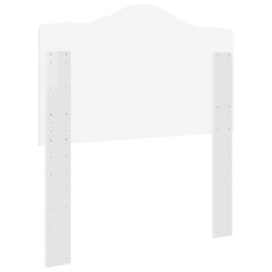 Tête de lit Blanc Brillant Bois d'ingénierie 581012581012