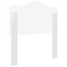 Tête de lit Blanc Brillant Bois d'ingénierie 581012581012