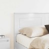 Tête de lit Blanc Brillant Bois d'ingénierie 581013581013