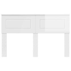 Tête de lit Blanc Brillant Bois d'ingénierie 581013581013