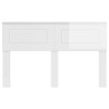 Tête de lit Blanc Brillant Bois d'ingénierie 581013581013