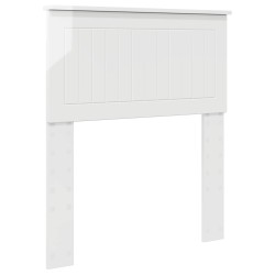 Tête de lit Blanc Brillant Bois d'ingénierie 581015581015