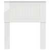 Tête de lit Blanc Brillant Bois d'ingénierie 581015581015