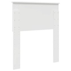 Tête de lit Blanc Brillant Bois d'ingénierie 581015581015