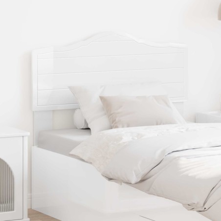 Tête de lit Blanc Brillant Bois d'ingénierie 581016581016