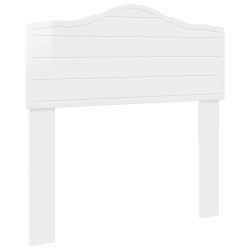 Tête de lit Blanc Brillant Bois d'ingénierie 581016581016