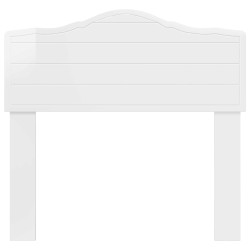 Tête de lit Blanc Brillant Bois d'ingénierie 581016581016