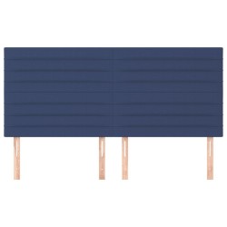 Tête de lit Bleu 160x5x118/128 cm Tissu 581020581020