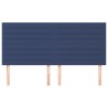 Tête de lit Bleu 160x5x118/128 cm Tissu 581020581020