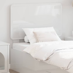 Tête de lit Blanc Brillant Bois d'ingénierie 581021581021