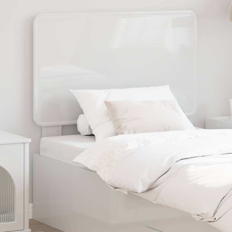 Tête de lit Blanc Brillant Bois d'ingénierie 581021581021