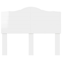 Tête de lit Blanc Brillant Bois d'ingénierie 581022581022