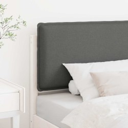 Tête de lit capitonnée Blanc et gris clair 75 cm Pin massif 581025581025