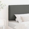 Tête de lit capitonnée Blanc et gris clair 75 cm Pin massif 581025581025