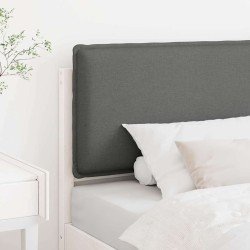 Tête de lit capitonnée Blanc et gris clair 75 cm Pin massif 581025581025