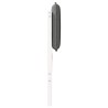 Tête de lit capitonnée Blanc et gris clair 75 cm Pin massif 581025581025