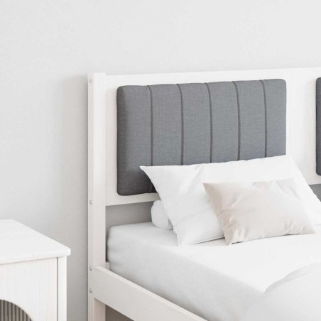 Tête de lit capitonnée avec tête de lit Blanc 135 cm Pin massif 581026581026