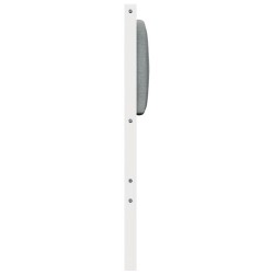 Tête de lit capitonnée avec tête de lit Blanc 135 cm Pin massif 581026581026