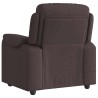 Fauteuil de massage inclinable Marron foncé Tissu 581027581027