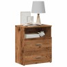 Table de chevet vieux bois 50x32x60 cm bois d'ingénierie 581029581029