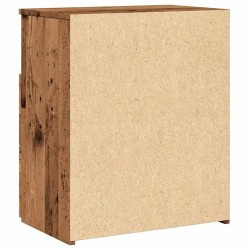 Table de chevet vieux bois 50x32x60 cm bois d'ingénierie 581029581029