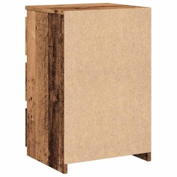 Table de chevet vieux bois 40x35x62,5 cm bois d'ingénierie 581032581032