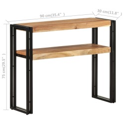 Table console 90x30x75 cm Bois d'acacia massif 581034581034