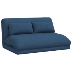 Fauteuil de sol ajustable Bleu Tissu 581037581037