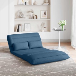 Fauteuil de sol ajustable Bleu Tissu 581037581037